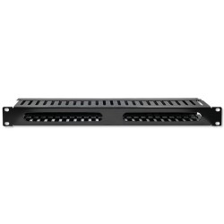 Organizer kabli QOLTEC do szaf RACK 19" | 24 porty | 1U | PartsPC.pl