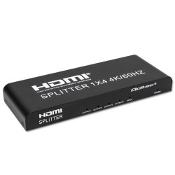 Rozdzielacz aktywny Qoltec Splitter 4 x HDMI 4K x 2K | 6Gb/s… | PartsPC.pl
