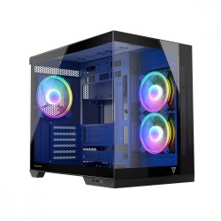 Obudowa Modecom Volcano Panorama APEX ARGB 3F MIDI , Czarna… | PartsPC.pl