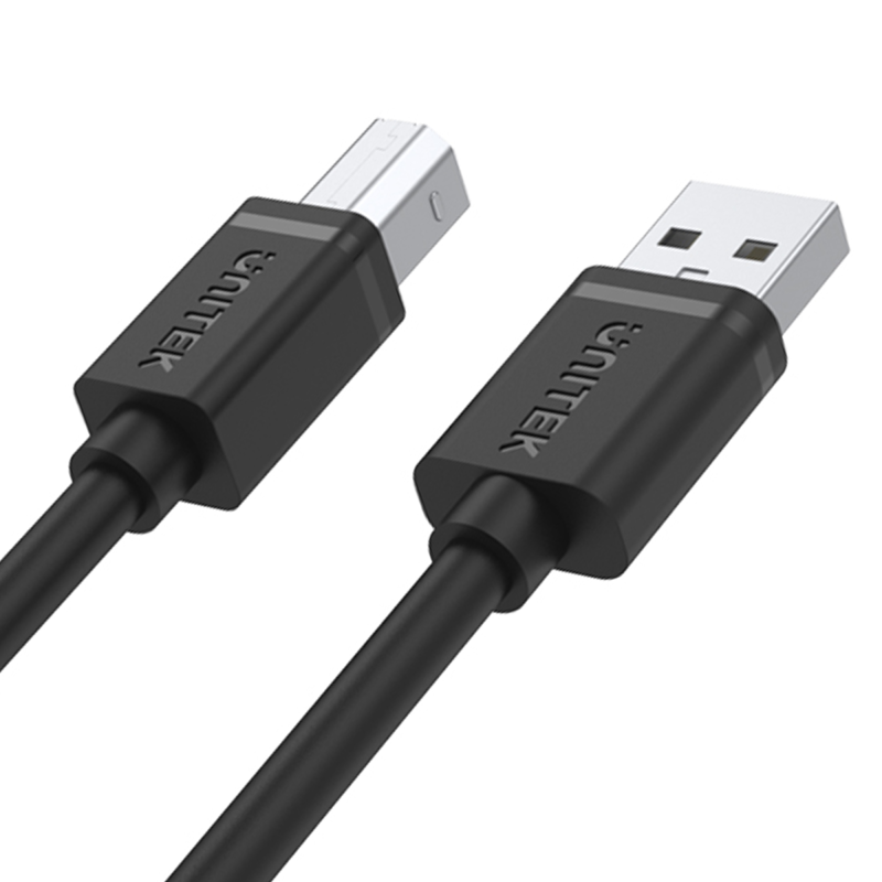 Kabel Unitek Y-C421GBK USB 2.0 AM-BM, 5m | PartsPC.pl
