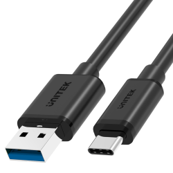 Kabel USB Unitek Y-C474BK USB 3.1 Typ-C - USB 3.1 Typ A, ład… | PartsPC.pl
