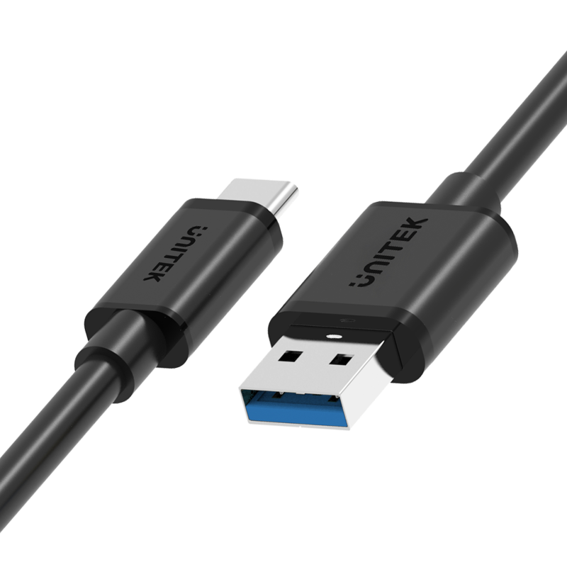 Kabel USB Unitek Y-C474BK USB 3.1 Typ-C - USB 3.1 Typ A, ład… | PartsPC.pl
