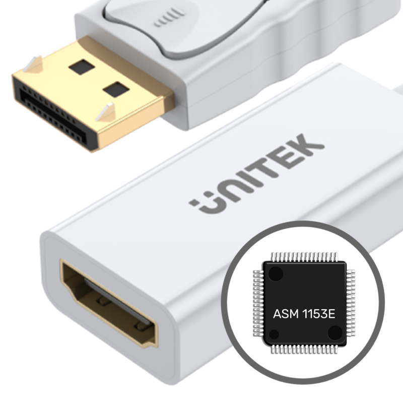 Adapter Unitek Y-6332 DisplayPort-HDMI 4K | PartsPC.pl