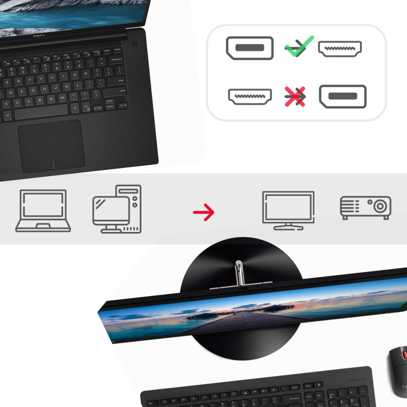 Adapter Unitek Y-6332 DisplayPort-HDMI 4K | PartsPC.pl
