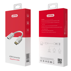 Adapter Unitek Y-6332 DisplayPort-HDMI 4K | PartsPC.pl