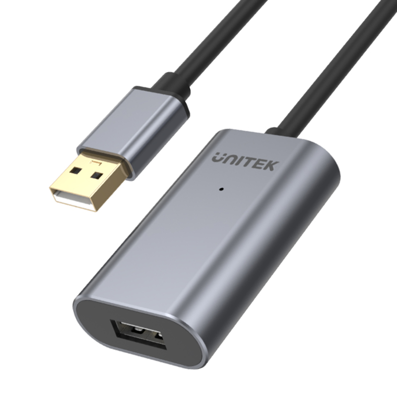 Kabel wzmacniacz sygnału Unitek Y-272 USB2.0 10m Premium | PartsPC.pl