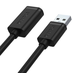 Kabel Unitek Y-C449GBK przedłużacz USB 2.0 AM-AF 1,5m | PartsPC.pl