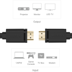 Kabel HDMI Unitek Y-C138M HDMI v.2.0 M/M BASIC 2m | PartsPC.pl