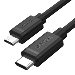 Kabel USB Unitek Y-C473BK USB 2.0 Typ-C (M) - micro USB B (M… | PartsPC.pl