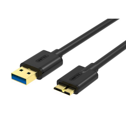 Kabel USB Unitek Y-C463GBK USB 3.0 microB/USB M/M 2m | PartsPC.pl