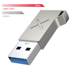 Adapter UNITEK A1034NI USB-A - USB-C 3.1 Gen1 | PartsPC.pl