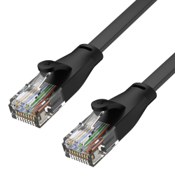 Patchcord UNITEK C1812GBK Cat.6 Płaski, UTP, RJ45, 5m | PartsPC.pl