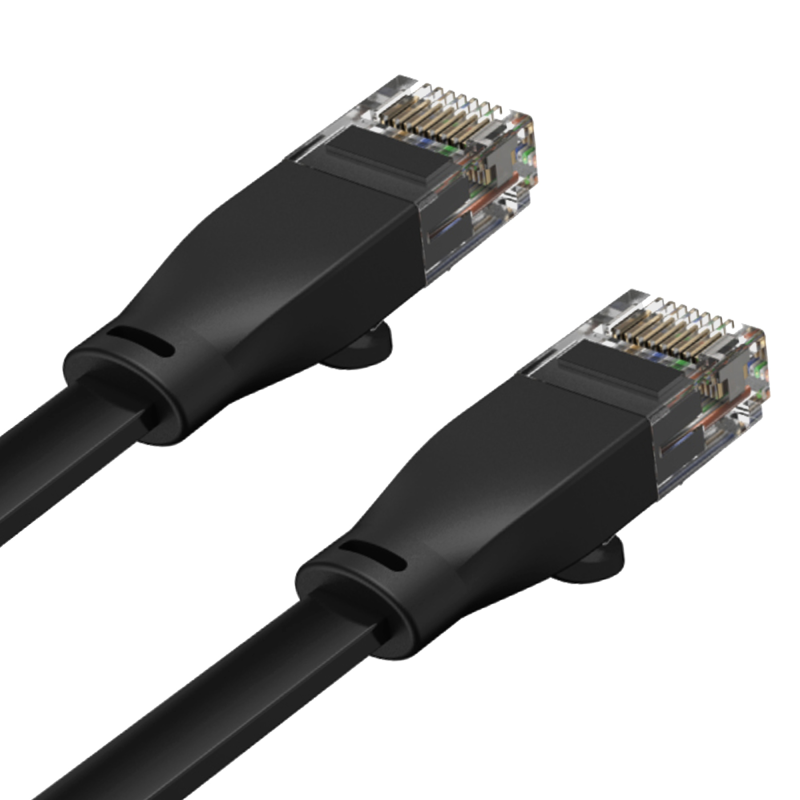 Patchcord UNITEK C1812GBK Cat.6 Płaski, UTP, RJ45, 5m | PartsPC.pl