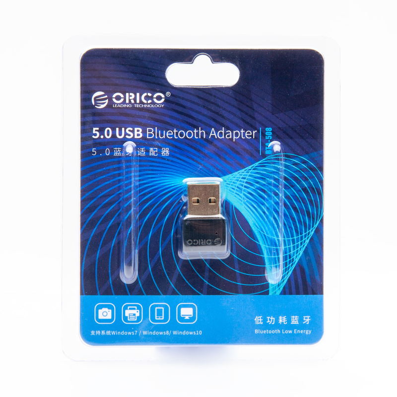 Adapter Bluetooth 5.0 Orico BTA-508-BK-BP USB-A, czarny | PartsPC.pl
