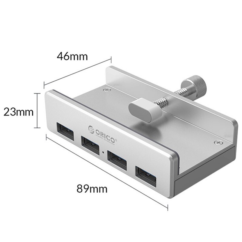 Hub USB Orico MH4PU-SV-BP przykręcany, 4 porty USB 3.1 Gen 1… | PartsPC.pl