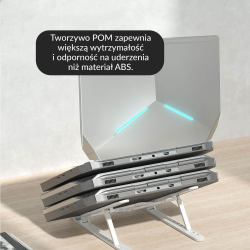 Podstawka do notebooka Orico PFB-A24-BK-BP składana | PartsPC.pl