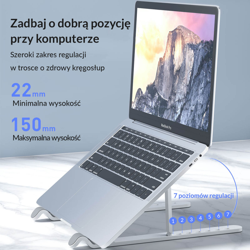 Podstawka do notebooka Orico PFB-A24-BK-BP składana | PartsPC.pl