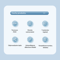 Podstawka do notebooka Orico PFB-A24-BK-BP składana | PartsPC.pl