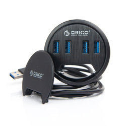 Hub USB Orico DESK-4U-BK-BP biurkowy 4 x USB 3.1 | PartsPC.pl