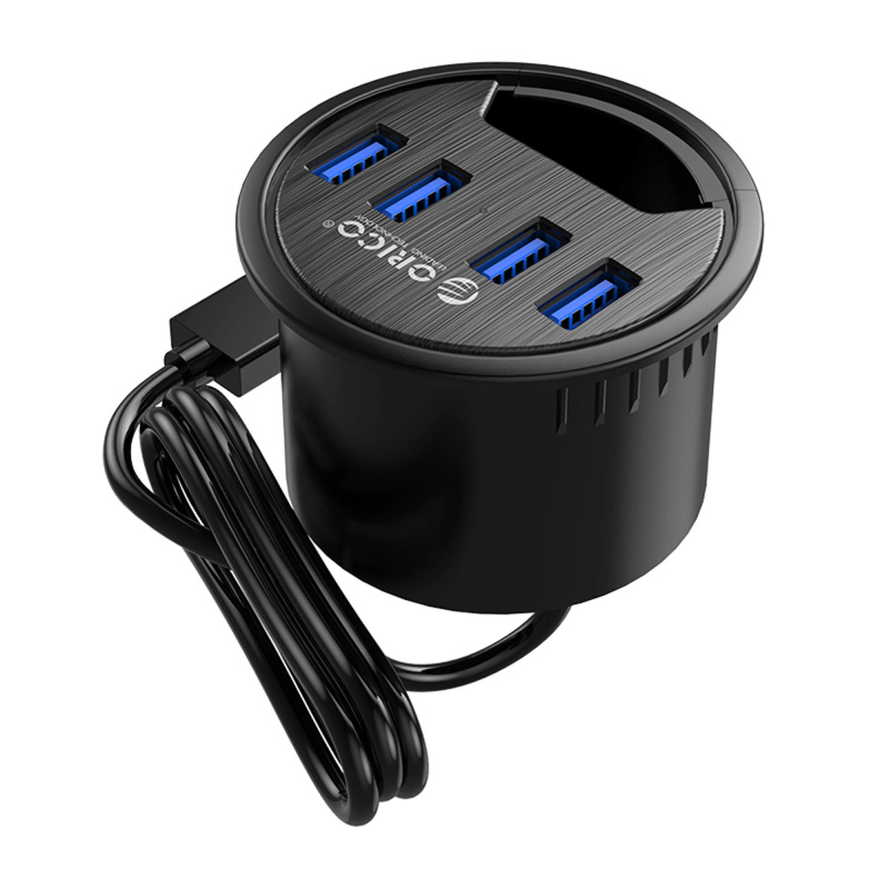 Hub USB Orico DESK-4U-BK-BP biurkowy 4 x USB 3.1 | PartsPC.pl