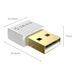 Adapter USB Bluetooth 5.0 Orico BTA-508-WH-BP biały | PartsPC.pl