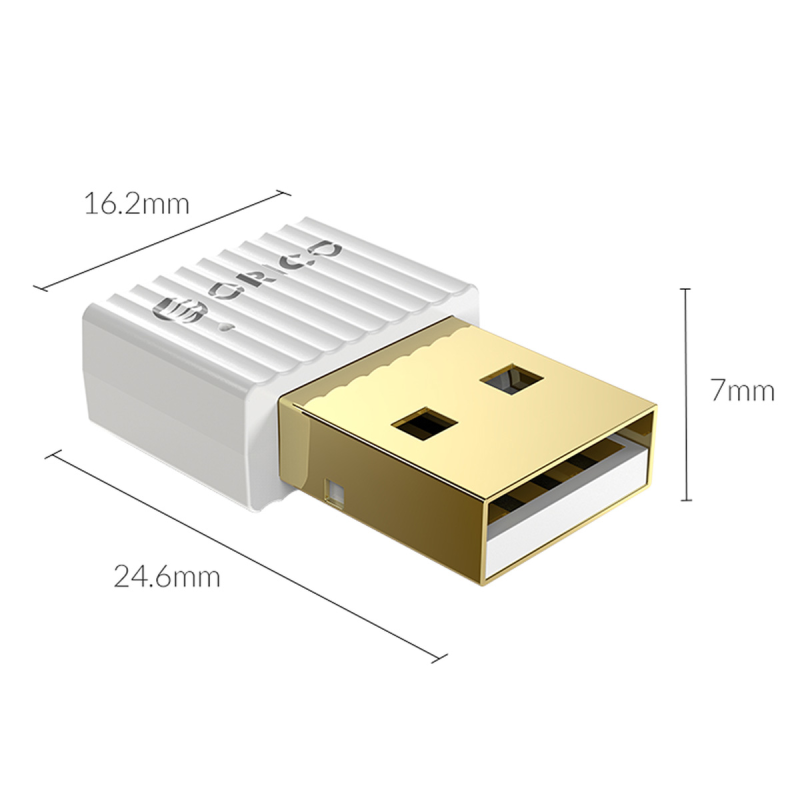 Adapter USB Bluetooth 5.0 Orico BTA-508-WH-BP biały | PartsPC.pl
