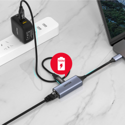 Kabel adapter Unitek U1323A USB-C - RJ45, 1Gbps, LAN, Ethern… | PartsPC.pl