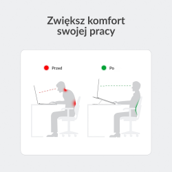 Podstawka do notebooka Orico PFB-A2-SV-BP składana aluminium… | PartsPC.pl