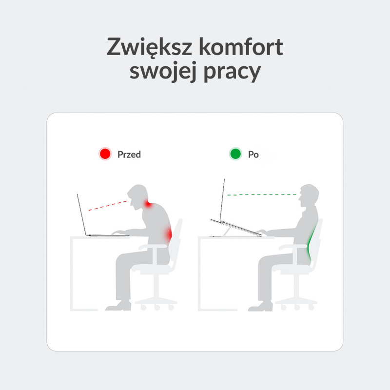 Podstawka do notebooka Orico PFB-A2-SV-BP składana aluminium… | PartsPC.pl