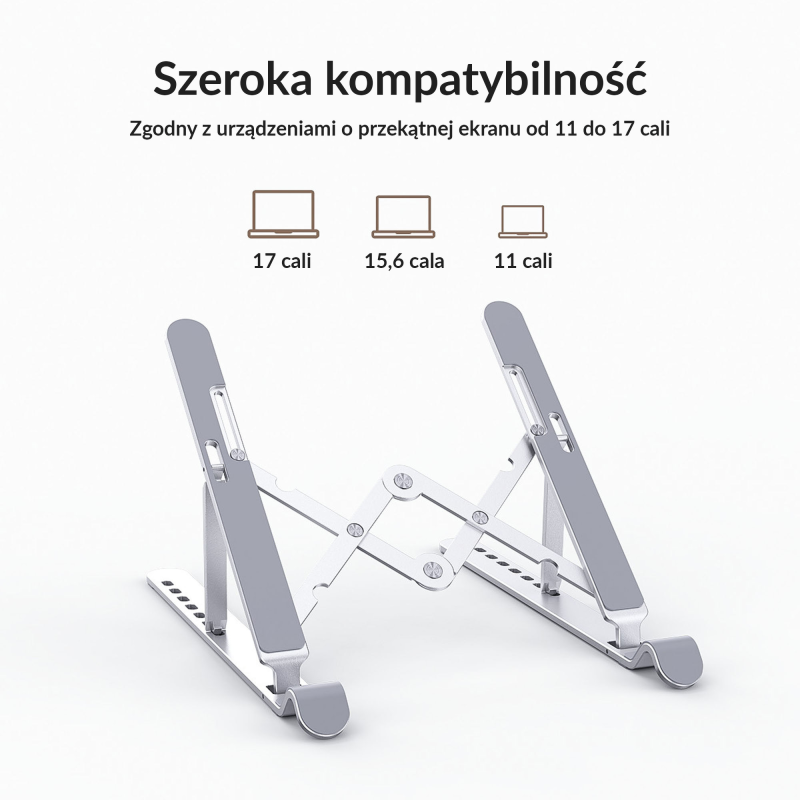Podstawka do notebooka Orico PFB-A2-SV-BP składana aluminium… | PartsPC.pl