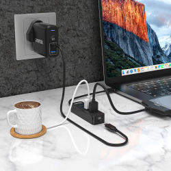 HUB USB-A Unitek H1117A 4xUSB-A 3.1, aktywny, 10W | PartsPC.pl