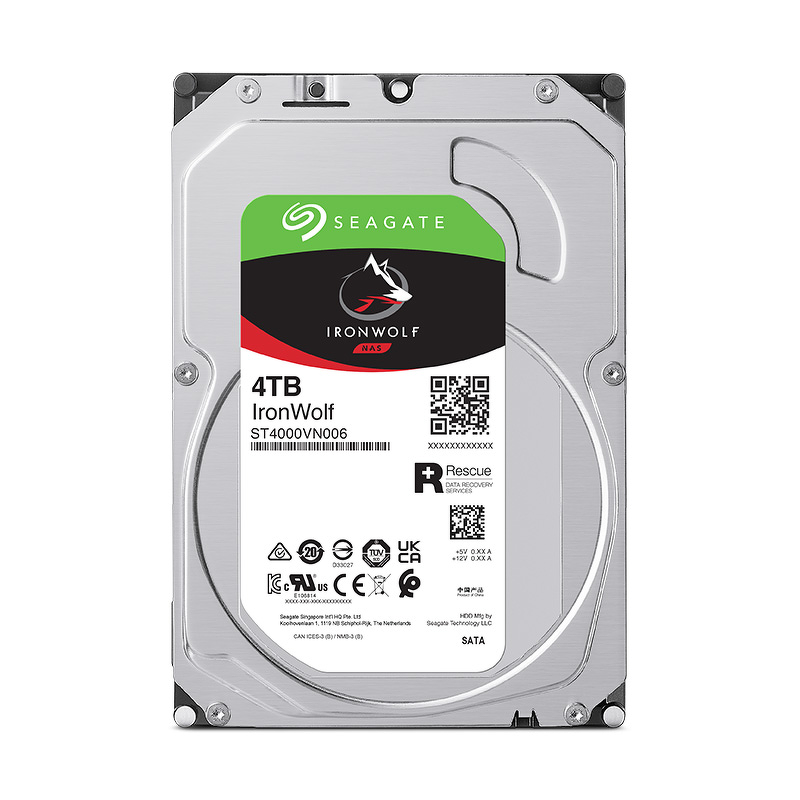 Dysk SEAGATE IronWolf™ ST4000VN006 4TB 3,5" 5400 256MB SATA … | PartsPC.pl