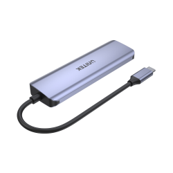 Hub USB-C Unitek H1107K, 3.1, 4 x USB-C, 5 Gbps | PartsPC.pl