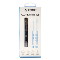 Hub USB Orico AH-A12F-GY-BP 3*USB-A, czytnik microSD 5 Gbps… | PartsPC.pl