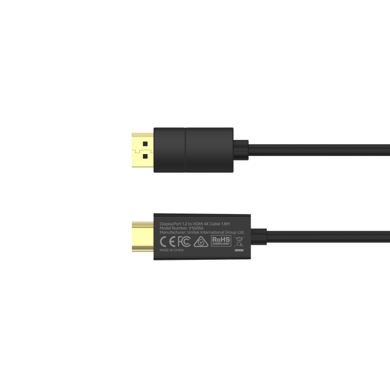 Kabel adapter Unitek V1608A DisplayPort 1.2 - HDMI 2.0 4K 60… | PartsPC.pl