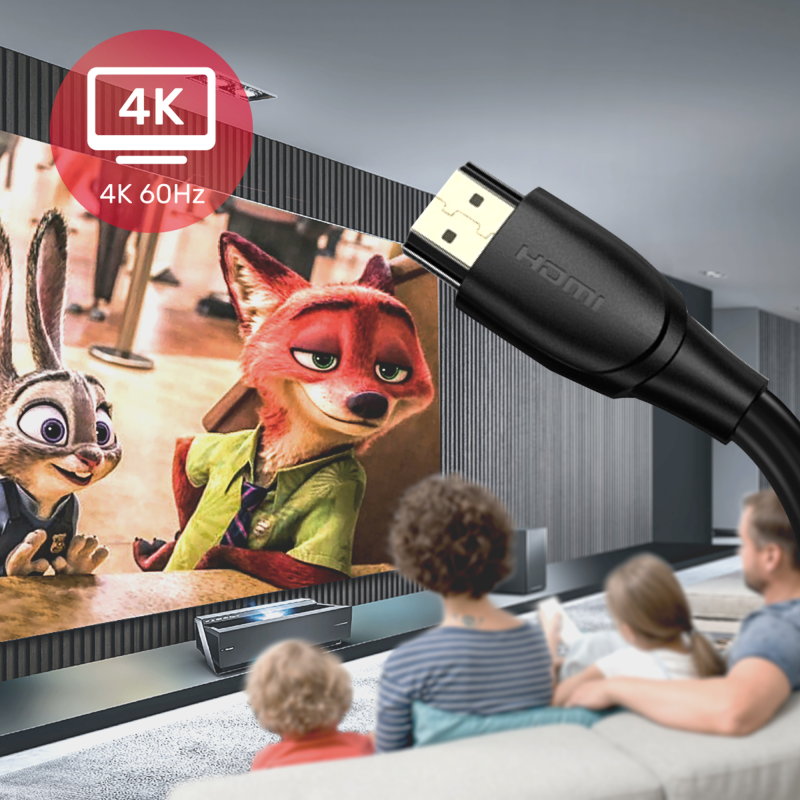 Kabel HDMI Unitek C11068BK High Speed HDMI 2.0, 4K 60Hz, 7m… | PartsPC.pl