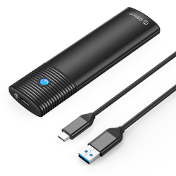 Obudowa na dysk Orico PWM2-BK-EP M.2 SATA USB-C czarna | PartsPC.pl