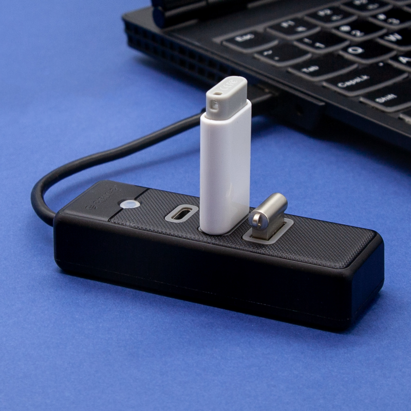 HUB USB-C Orico PWC2U-C3-015-BK-EP 2x USB-A 3.1 + USB-C, cza… | PartsPC.pl