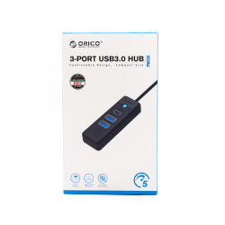HUB USB-C Orico PWC2U-C3-015-BK-EP 2x USB-A 3.1 + USB-C, cza… | PartsPC.pl