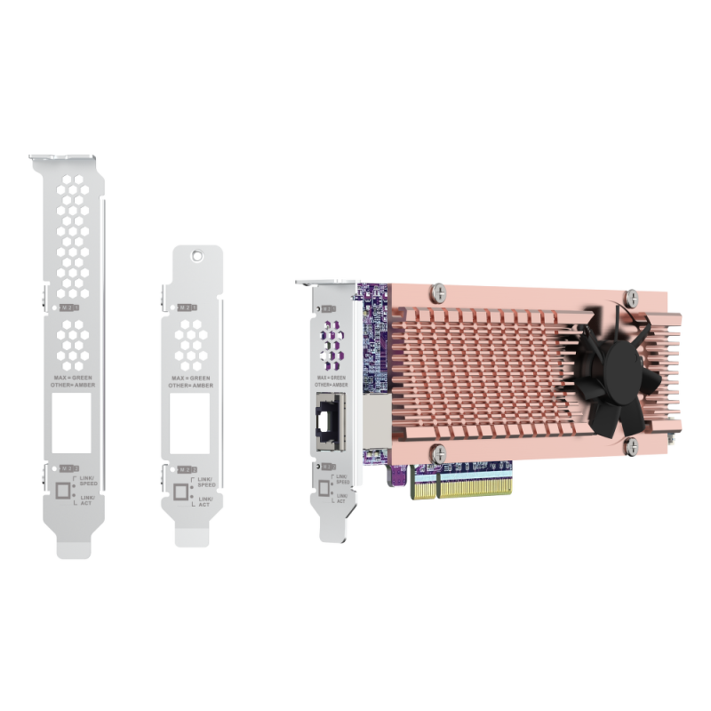 Karta rozszerzeń QNAP QM2-2P410G1T M.2, 10GbE | PartsPC.pl