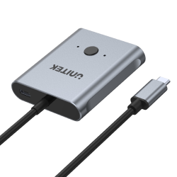 Przełącznik Dwukierunkowy Unitek D1078A USB-C 4K 144Hz PD 10… | PartsPC.pl