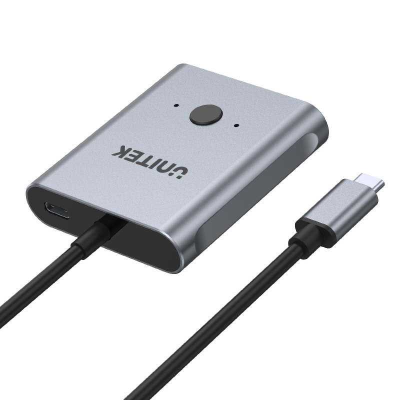 Przełącznik Dwukierunkowy Unitek D1078A USB-C 4K 144Hz PD 10… | PartsPC.pl