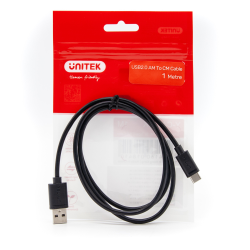 Kabel USB Unitek Y-C482BK USB-A - USB-C 2.0, m/m, 480 Mbps, … | PartsPC.pl