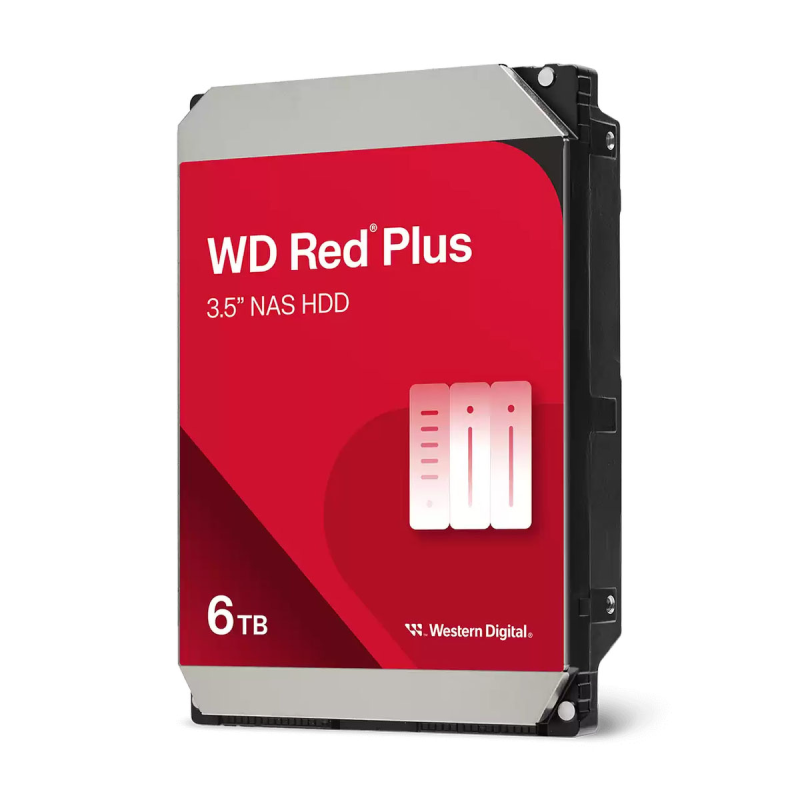 Dysk WD Red™ Plus WD60EFPX 6TB 3,5" 256MB SATA III | PartsPC.pl