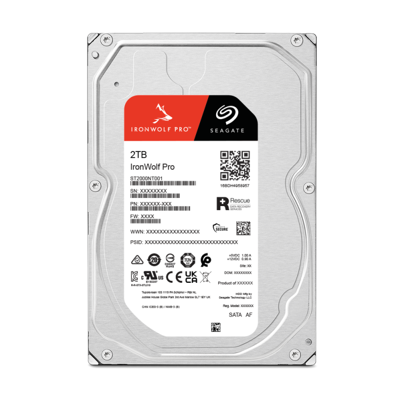 Dysk SEAGATE IronWolf™ PRO ST2000NT001 2TB 3,5" 7200 256MB S… | PartsPC.pl