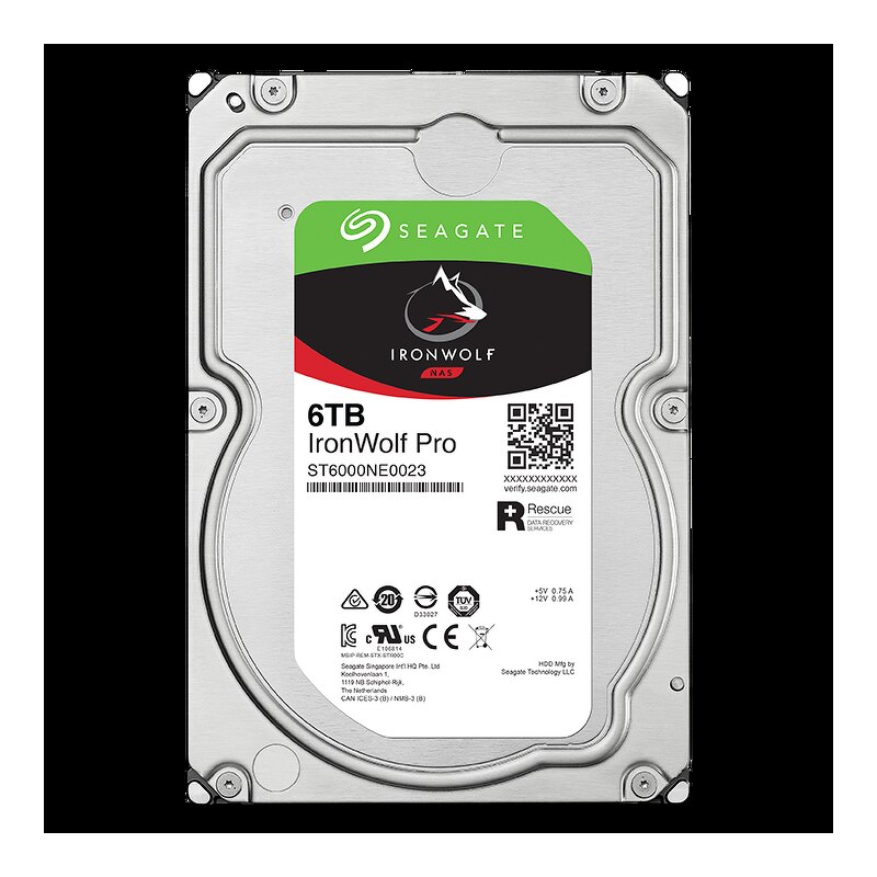 Dysk SEAGATE IronWolf™ PRO ST6000NT001 6TB 7200 256MB SATA I… | PartsPC.pl