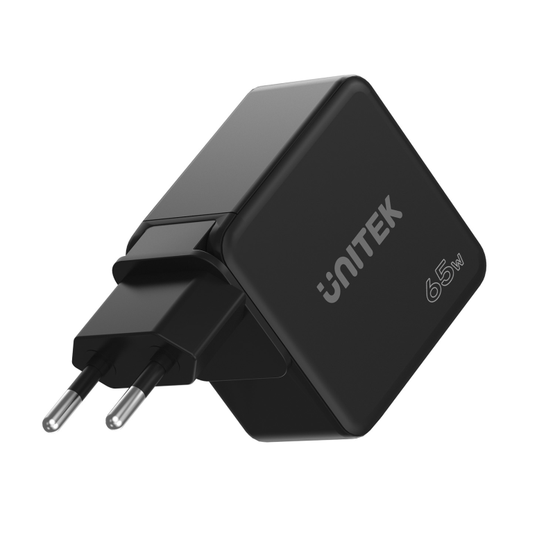 Ładowarka Sieciowa Unitek P1117B 3 porty, PD 65W, GaN, podró… | PartsPC.pl