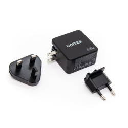 Ładowarka Sieciowa Unitek P1117B 3 porty, PD 65W, GaN, podró… | PartsPC.pl