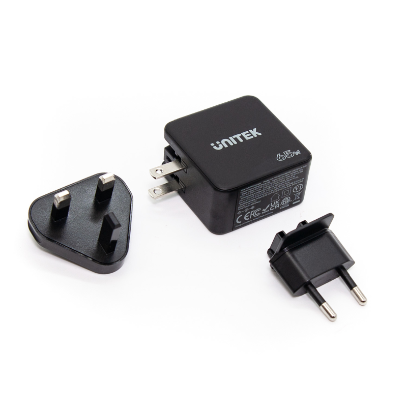 Ładowarka Sieciowa Unitek P1117B 3 porty, PD 65W, GaN, podró… | PartsPC.pl