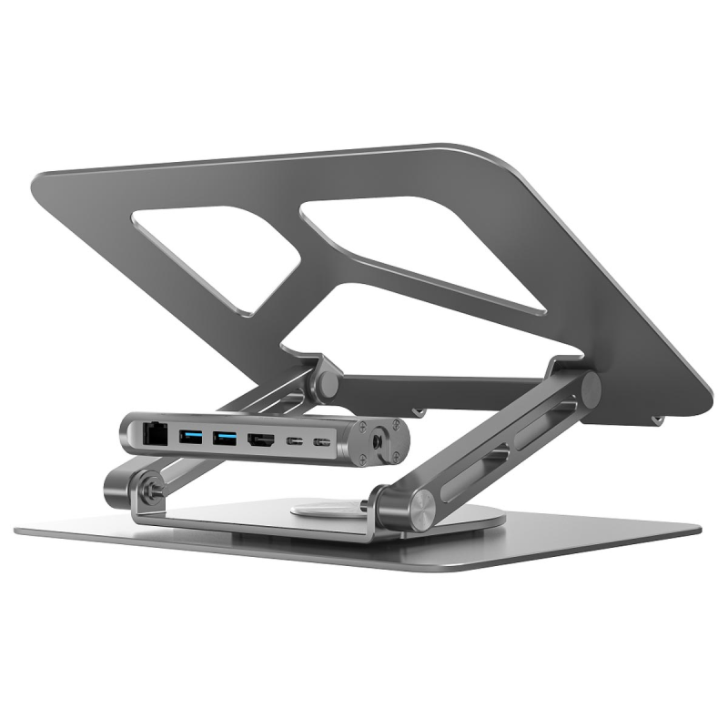 Podstawka pod laptop UNITEK D1109A HUB USB-C, HDMI, 4K, PD 1… | PartsPC.pl